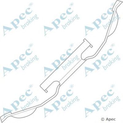 APEC BRAKING kit575 -  Комплектующие, тормозные колодки